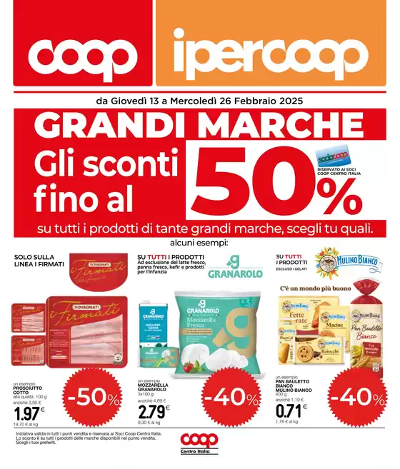 Volantino Coop a Celano | Grandi marche | 13/2/2025 - 26/2/2025