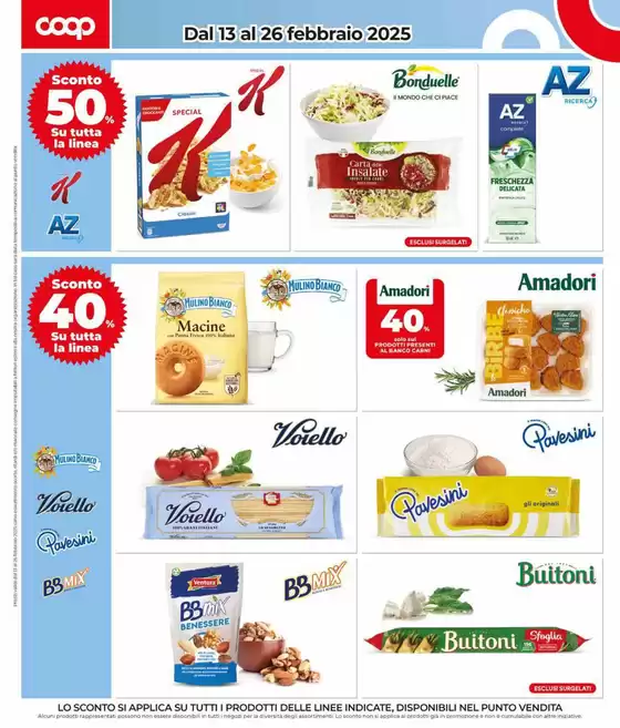 Volantino Coop a Borgaro Torinese | Grandi marche - sconto 30% 40% 50% | 13/2/2025 - 26/2/2025