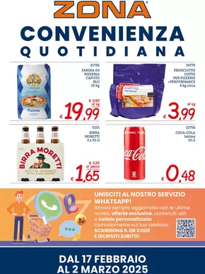 Volantino ZONA a Poggio a Caiano | Convenienza Quotidiana | 17/2/2025 - 2/3/2025