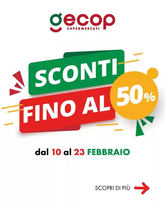 Volantino Gecop a Frosinone | Sconti fino al 50% | 13/2/2025 - 23/2/2025