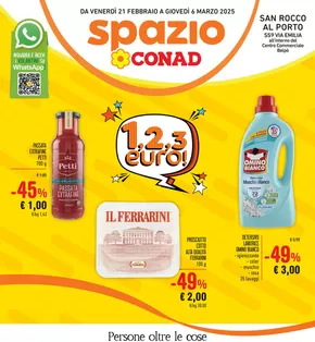 Offerte di Iper e super a San Colombano al Lambro | 1, 2, 3 Euro! in Spazio Conad | 21/2/2025 - 6/3/2025