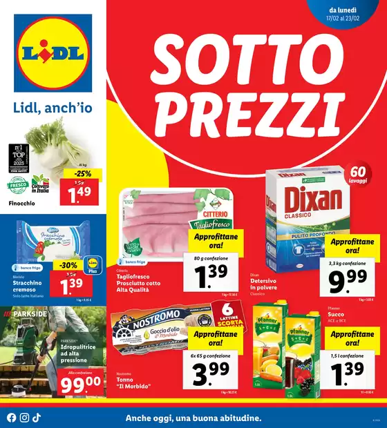 Volantino Lidl a Novellara | Sottoprezzi | 17/2/2025 - 23/2/2025