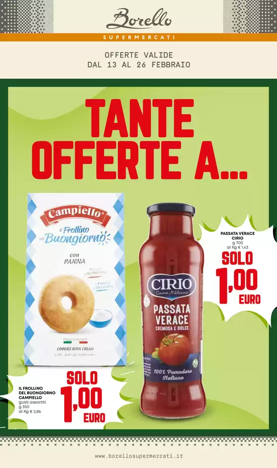 Volantino Borello a Torino | Tante offerte a... | 13/2/2025 - 26/2/2025