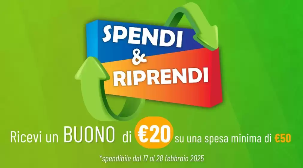 Volantino La Prealpina a Taggia | Spendi & riprendi | 17/2/2025 - 28/2/2025