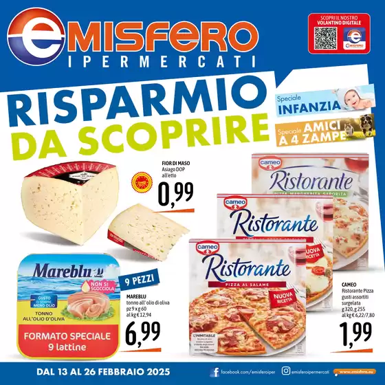 Volantino Emisfero a Bassano del Grappa | RISPARMIO DA SCOPRIRE | 14/2/2025 - 26/2/2025