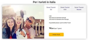 Offerte di Servizi a Fonte | Per i turisti in italia  in Tiscali Casa | 14/2/2025 - 21/2/2025