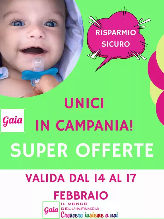 Volantino Sanitaria Gaia a Casalnuovo di Napoli | Risparmio Sicuro | 14/2/2025 - 17/2/2025