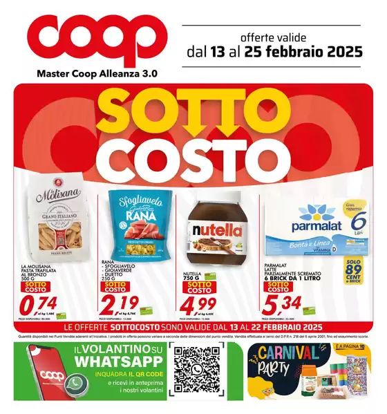 Volantino Coop a Palo del Colle | Sotto costo | 14/2/2025 - 25/2/2025