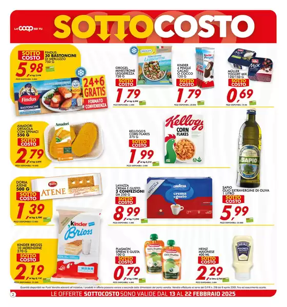 Volantino Coop a Palo del Colle | Sotto costo | 14/2/2025 - 25/2/2025