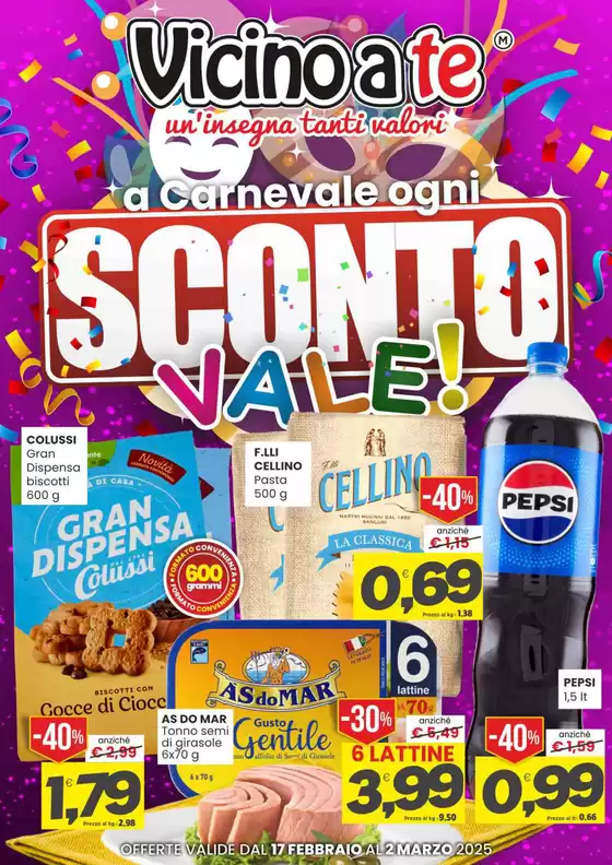 Volantino Vicino a Te a Paulilatino | Sconto vale! | 17/2/2025 - 2/3/2025