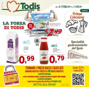 Volantino Todis a L'Aquila | Speciale colazione | 20/2/2025 - 2/3/2025