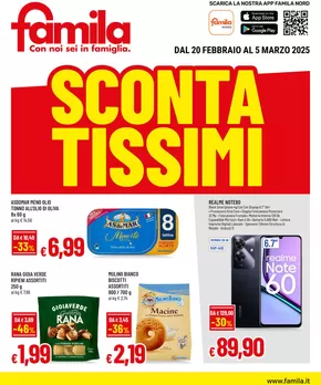 Offerte di Iper e super a Paratico | Scontatissimi in Famila | 20/2/2025 - 5/3/2025