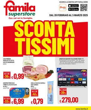 Offerte di Iper e super a Sala Baganza | Scontatissimi in Famila Superstore | 20/2/2025 - 5/3/2025