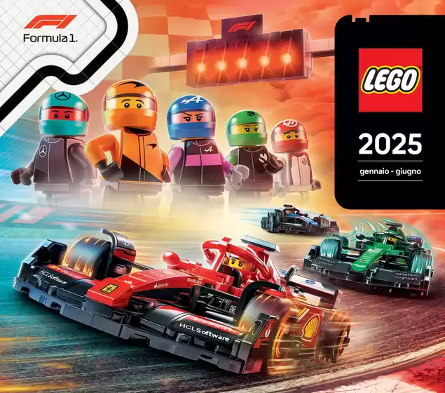 Volantino LEGO a Muggia | Formula 1 | 17/2/2025 - 30/6/2025