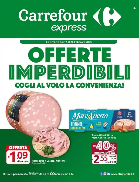 Volantino Carrefour Express a Perugia | Offerte imperdibili | 18/2/2025 - 26/2/2025