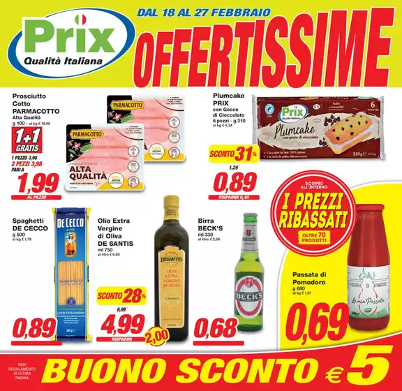 Volantino Prix a Rezzato | Offertissime | 18/2/2025 - 27/2/2025