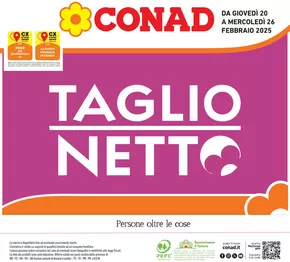 Offerte di Iper e super a Acqualagna | Taglio netto in Conad | 20/2/2025 - 26/2/2025