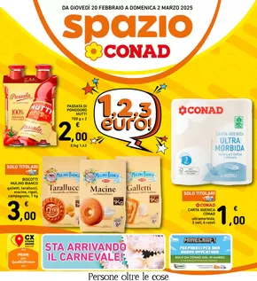 Offerte di Iper e super a Torchiarolo | 1, 2, 3€ in Spazio Conad | 20/2/2025 - 2/3/2025