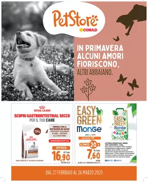 Offerte di Animali a Sommacampagna | Dal 27 Febbraio al 26 Marzo 2025 in Pet Store Conad | 27/2/2025 - 26/3/2025