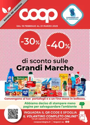 Volantino Coop a Macomer |  Sconti sulle Grandi Marche | 19/2/2025 - 1/3/2025