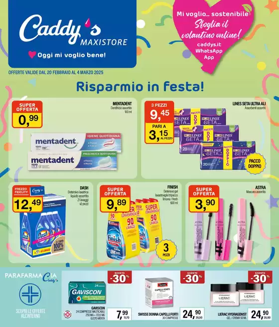 Volantino Caddy's Maxistore a Sassari | Risparmio in festa | 20/2/2025 - 4/3/2025