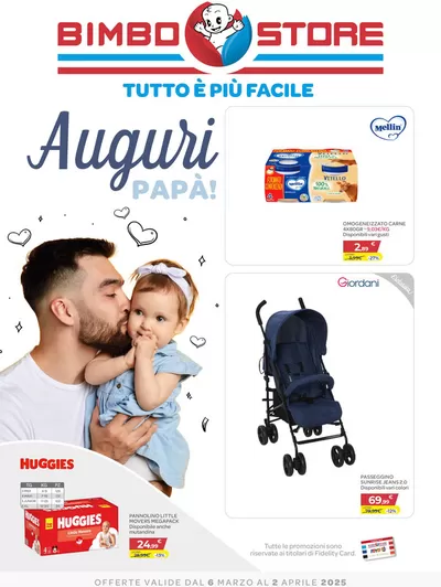 Volantino Bimbo Store a Cesena | Auguri papà! | 6/3/2025 - 2/4/2025