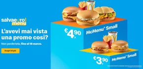 Offerte di Ristoranti a Gerenzano | Salvaeuro Menu in McDonald's | 20/2/2025 - 18/3/2025