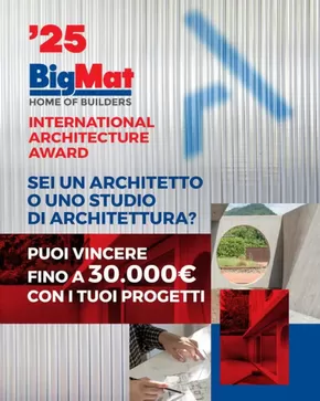 Offerte di Bricolage a Malo | International architecture award in BigMat | 20/2/2025 - 24/4/2025