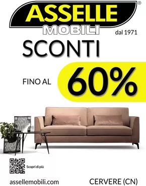 Offerte di Arredamento a Bra | Sconti fino al 60% in Asselle Mobili | 20/2/2025 - 31/12/2025