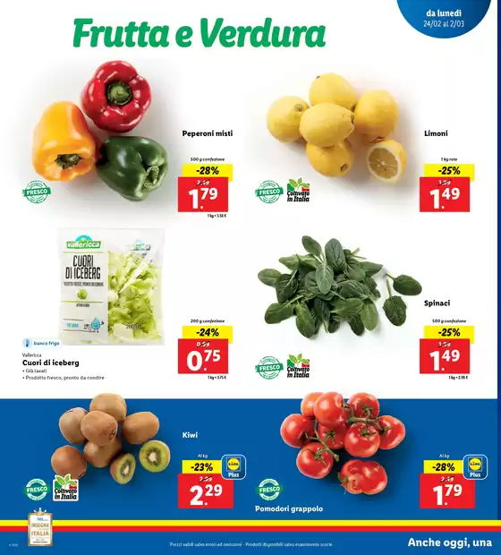 Volantino Lidl a Erice | Il risparmio che convince tutti anche Altroconsumo! | 24/2/2025 - 2/3/2025