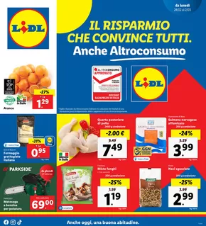 Volantino Lidl a Saronno | Il risparmio che convince tutti anche Altroconsumo! | 24/2/2025 - 2/3/2025