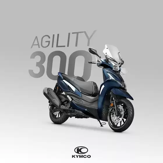 Volantino Kymco a Treviso | Agility 300 | 20/2/2025 - 31/12/2025