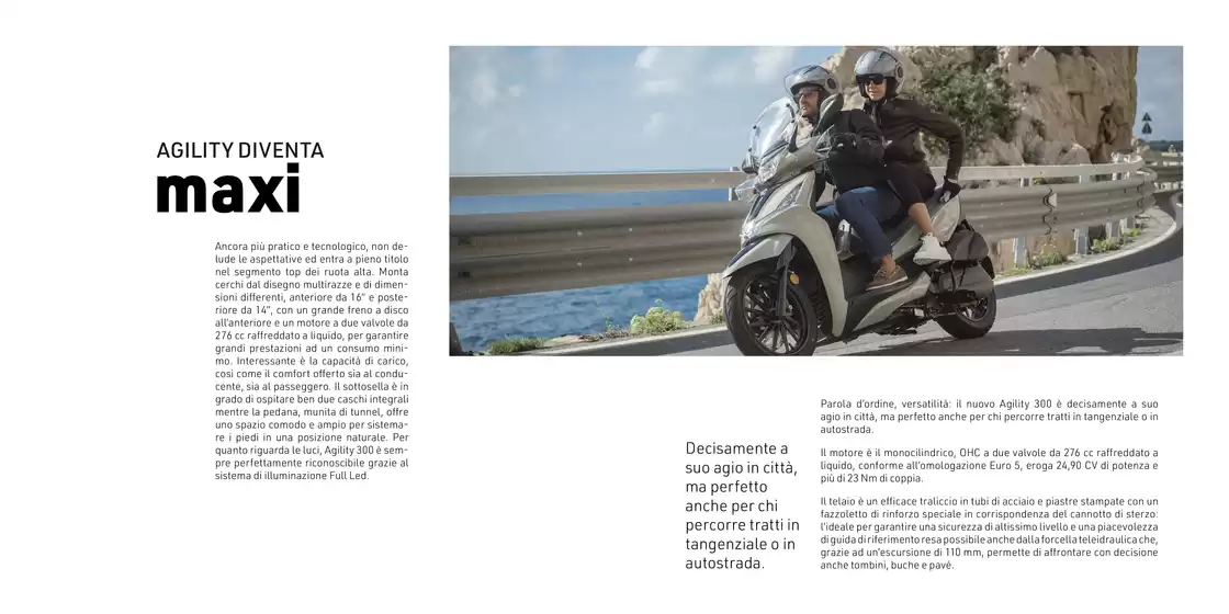 Volantino Kymco a Maglie | Agility 300 | 20/2/2025 - 31/12/2025