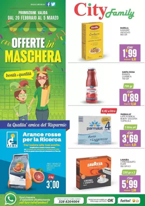 Offerte di Iper e super a Genzano di Lucania | Offerte in maschera in City Family | 21/2/2025 - 5/3/2025