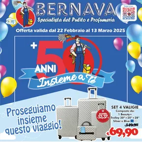 Offerte di Cura casa e corpo a Terme Vigliatore | 50 anni insieme in Bernava | 24/2/2025 - 13/3/2025