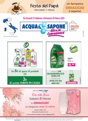 Offerte di Cura casa e corpo a Pula | Un fantastico OMAGGIO ti aspetta! in Acqua & Sapone | 24/2/2025 - 16/3/2025