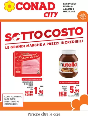 Volantino Conad City a Maissana | Sottocosto | 27/2/2025 - 12/3/2025