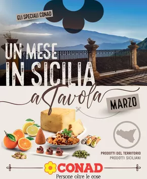 Offerte di Iper e super a Nicolosi | Un Mese in Sicilia in Conad | 27/2/2025 - 31/3/2025