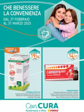 Offerte di Salute e Benessere a Solbiate Arno | Che benessere la convenienza in Parafarmacia Conad | 27/2/2025 - 31/3/2025