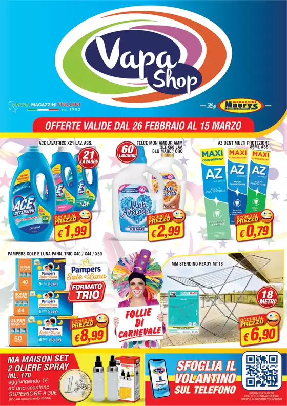 Volantino Vapashop a Acerra | Offerte Vapashop | 26/2/2025 - 15/3/2025