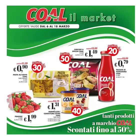 Volantino Coal a Casoli | Coal il market! | 6/3/2025 - 18/3/2025