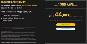 Offerte di Elettronica a Carrara | Energia Light in Fastweb | 26/2/2025 - 25/3/2025