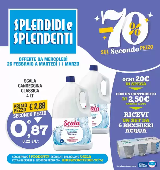 Volantino Splendidi e Splendenti a Reggio Calabria | -70% sul secondo prezzzo | 26/2/2025 - 11/3/2025