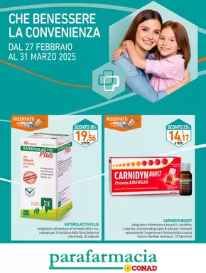 Volantino Parafarmacia Conad a Galatina | Che benessere la convenienza | 27/2/2025 - 26/3/2025