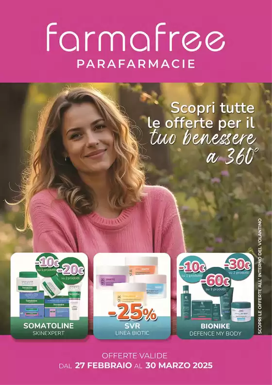 Volantino FarmaFree a Rivarolo Canavese | Scopri le offerte per il tuo benessere a 360 | 27/2/2025 - 30/3/2025