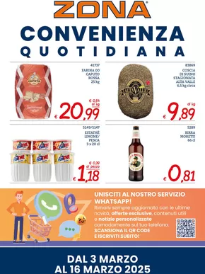 Volantino ZONA a Seravezza | Convenienza Quotidiana | 3/3/2025 - 16/3/2025