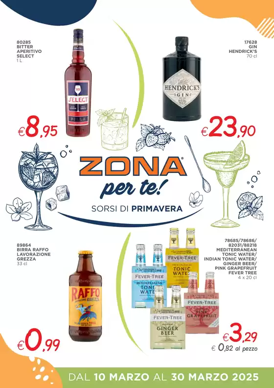 Volantino ZONA a Seravezza | Sorsi di primavera | 10/3/2025 - 30/3/2025