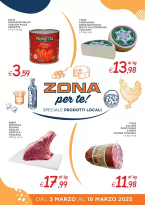 Volantino ZONA a Seravezza | Localissimi | 3/3/2025 - 16/3/2025