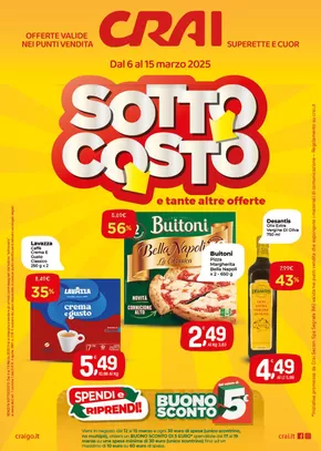 Volantino Crai a Mereto di Tomba | Sottocosto  | 6/3/2025 - 15/3/2025