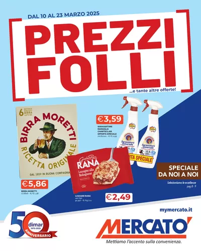 Volantino Mercatò a Rivoli | Prezzi folli | 10/3/2025 - 23/3/2025